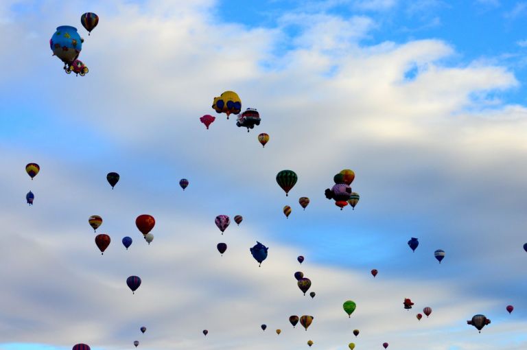 Morning mass ascension 