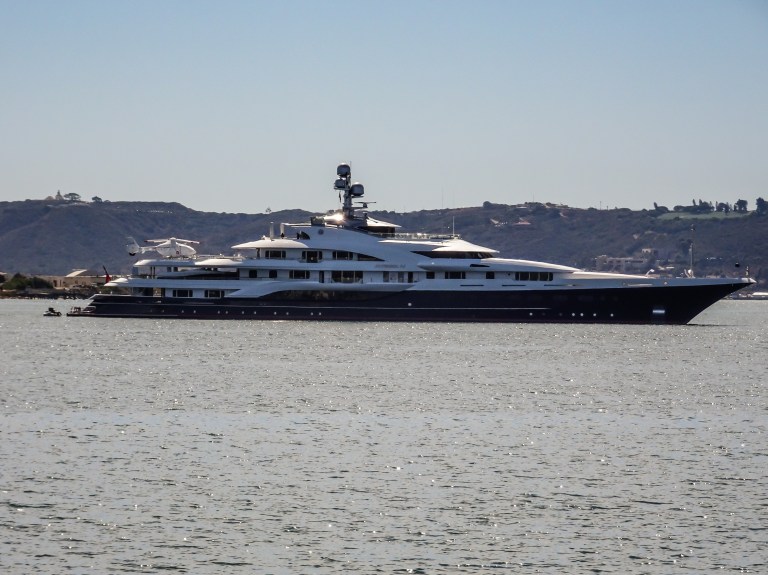big yacht SD harbor